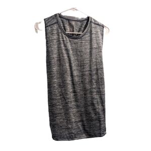 Danskin Now Gray Sleeveless Top L (12/14)